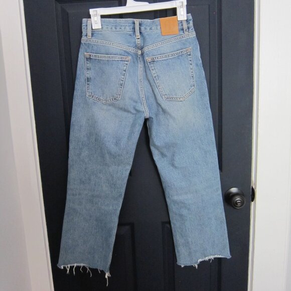 Anine Bing Blue Cropped Jeans - Picture 4 of 5